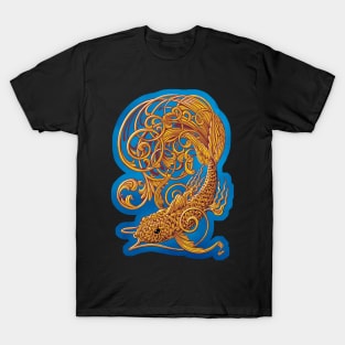 Swirly Koi Fish T-Shirt